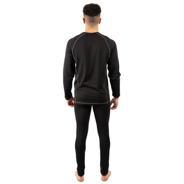 Trespass Unisex Adult Sandler Base Layer Set - Black
