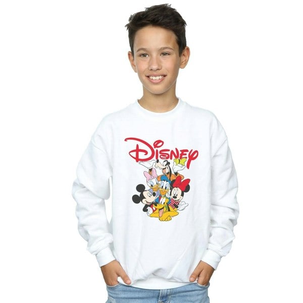 Disney Boys Mickey Mouse Crew Sweatshirt - White