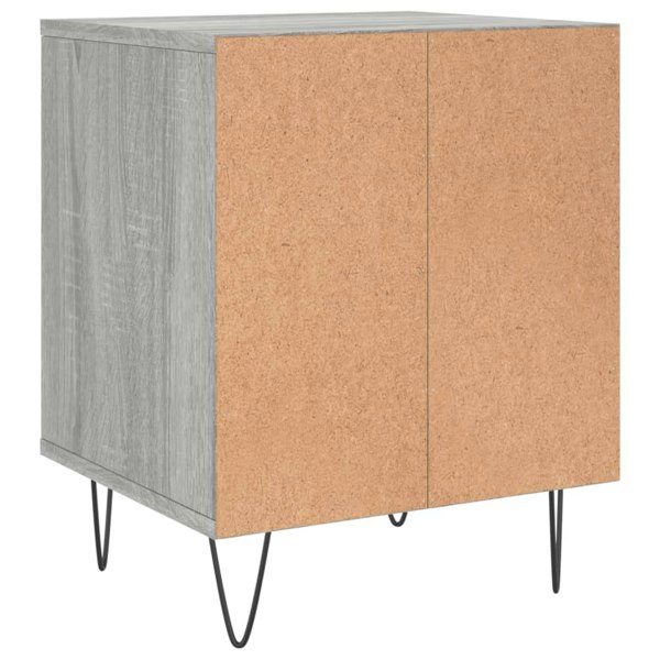Berkfield Bedside Cabinets 2 pcs Grey Sonoma 40x35x50 cm Engineered Wood
