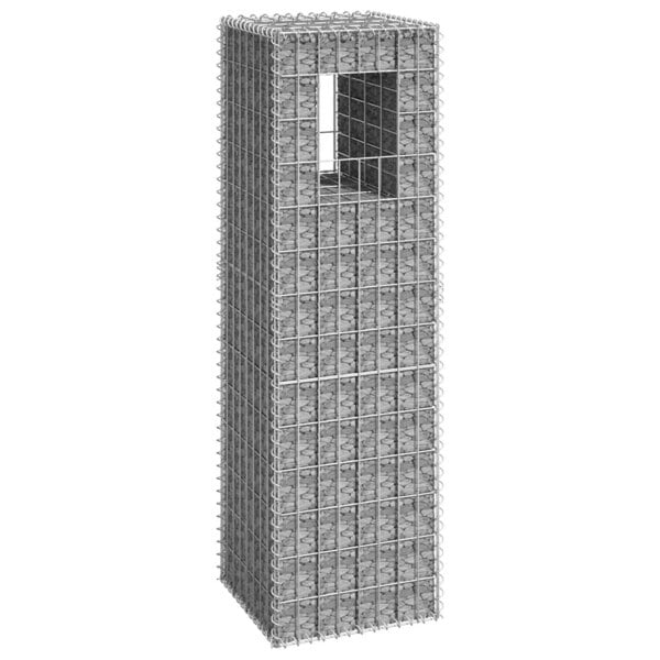 Berkfield Gabion Basket Post 40x40x140 cm Iron