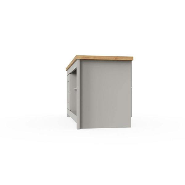 Timber Art Design Lisbon TV Unit Stand Media 1 Door and Open Shelf
