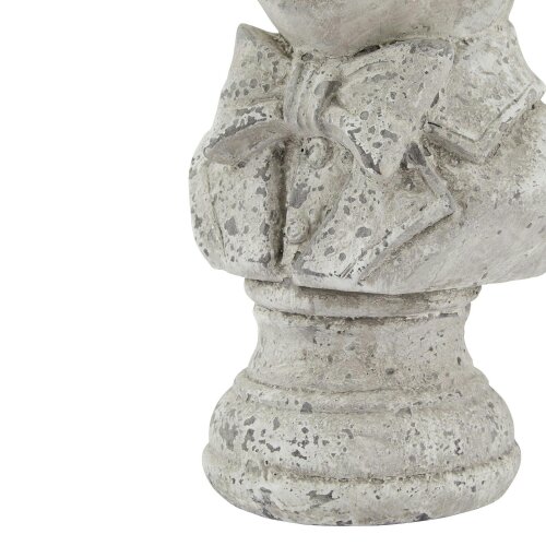 Hill Interiors Tuxedo Hare Stone Effect Ornament - Grey