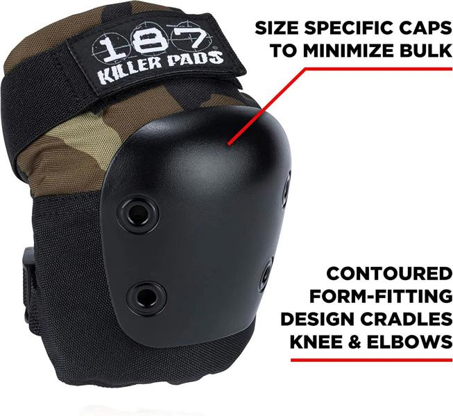 187 Killer Pads Junior Six Pack Combo Pad Set Camo