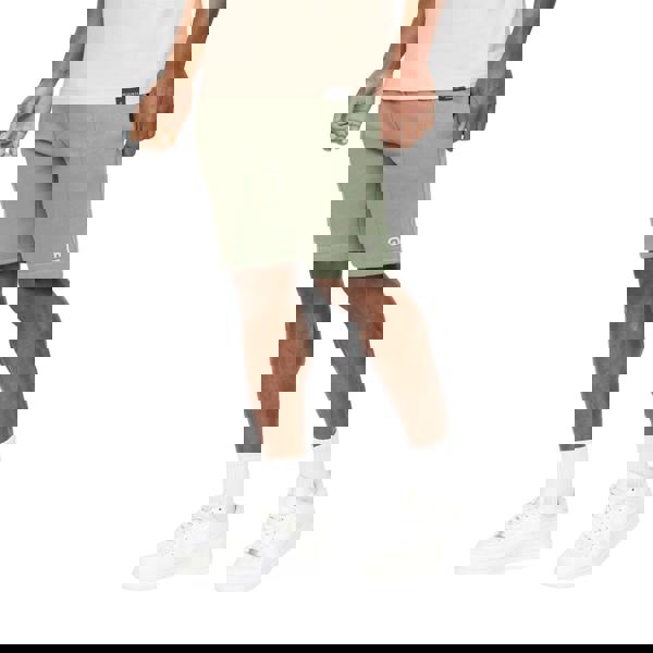 Crosshatch Mens Bardon Casual Shorts - Olive - 