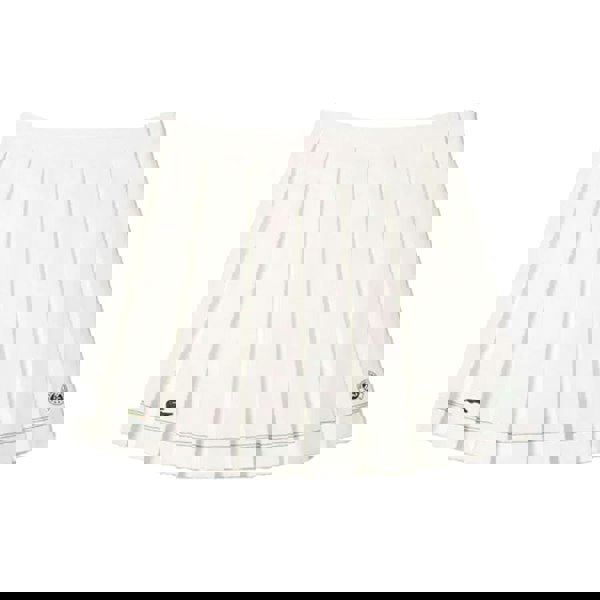 Lacoste Womens/Ladies Roland-Garros Edition Pleated Skirt - Cream