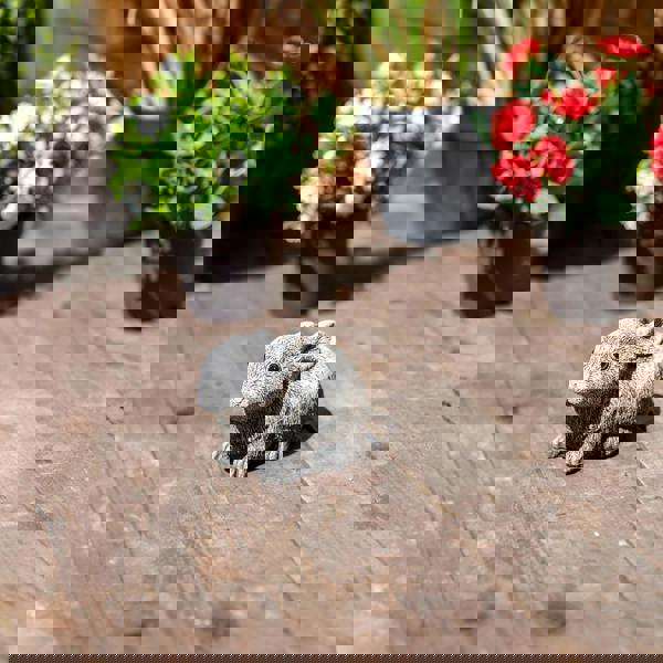 Set of 3 Bunny Rabbit Garden Ornaments