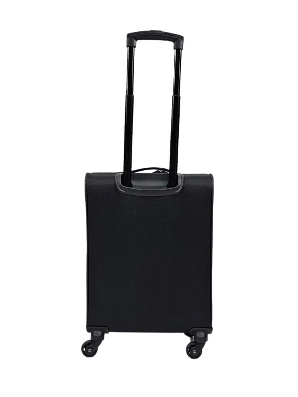 TruClothing Soft Case Suitcase 4 Wheels Zipped Compartments