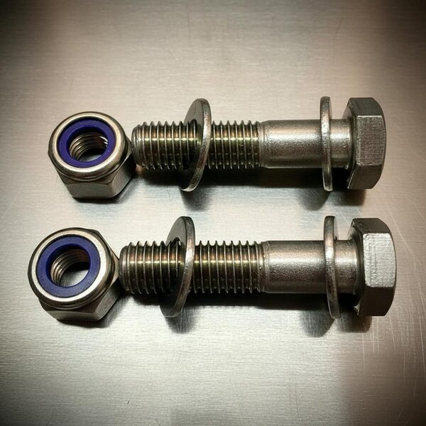 Fixaball M14 Hex Bolt Nyloc Washers A2 304 Stainless Steel