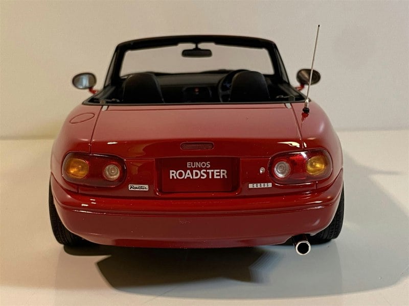 mazda eunos roadster red samurai series 1:18 scale kyosho ksr18031r