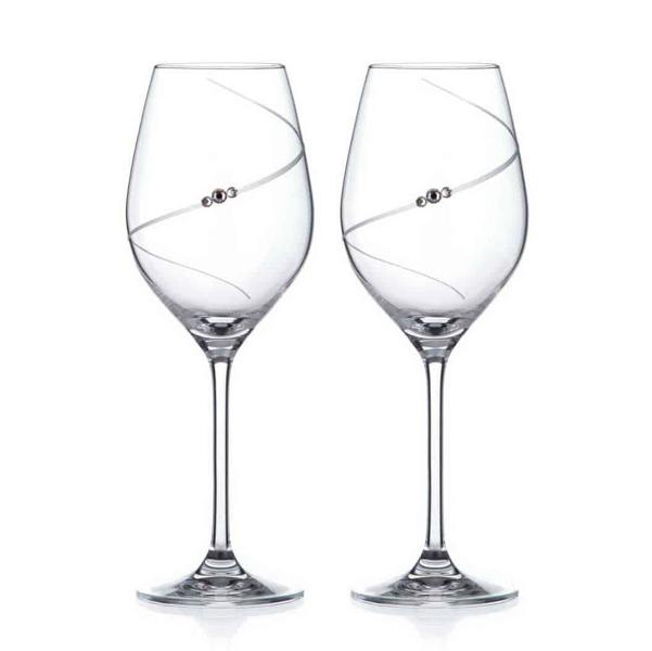 Silhouette White Wine Glasses - Set of 2