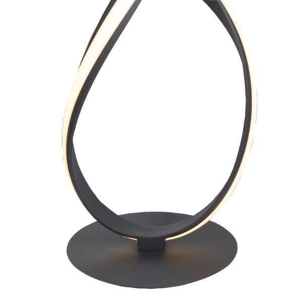 Pagazzi Lighting Fraser Matt Black LED Floor Lamp
