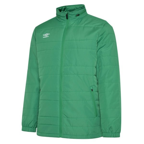 Umbro Childrens/Kids Club Essential Bench Jacket - Emerald