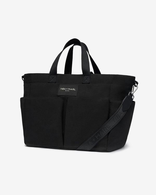 Tiba + Marl T+M Canvas Pocket Tote Black