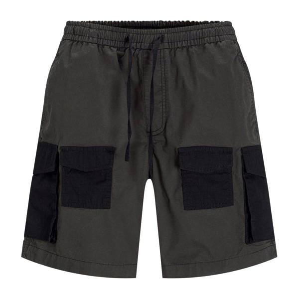 Jack And Jones Mens Alfie Cargo Shorts - Black - 