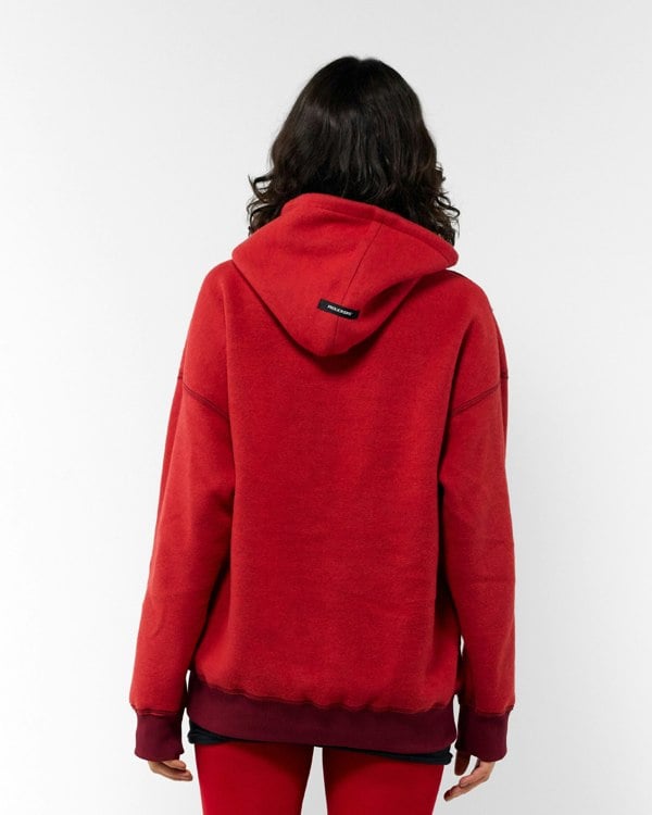 Frolickers Reversible Hoodie - Barolo / Chilli Flake