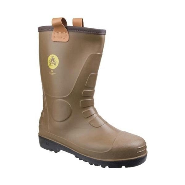 Amblers Safety FS95 Safety Boots Wellingtons in Tan