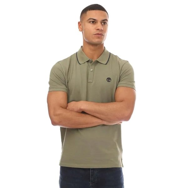 Timberland Mens Millers River Polo Shirt - Khaki