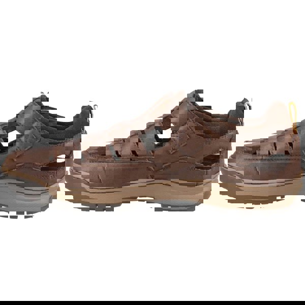 Hush Puppies Rucker Leather Men's Brown Sandals