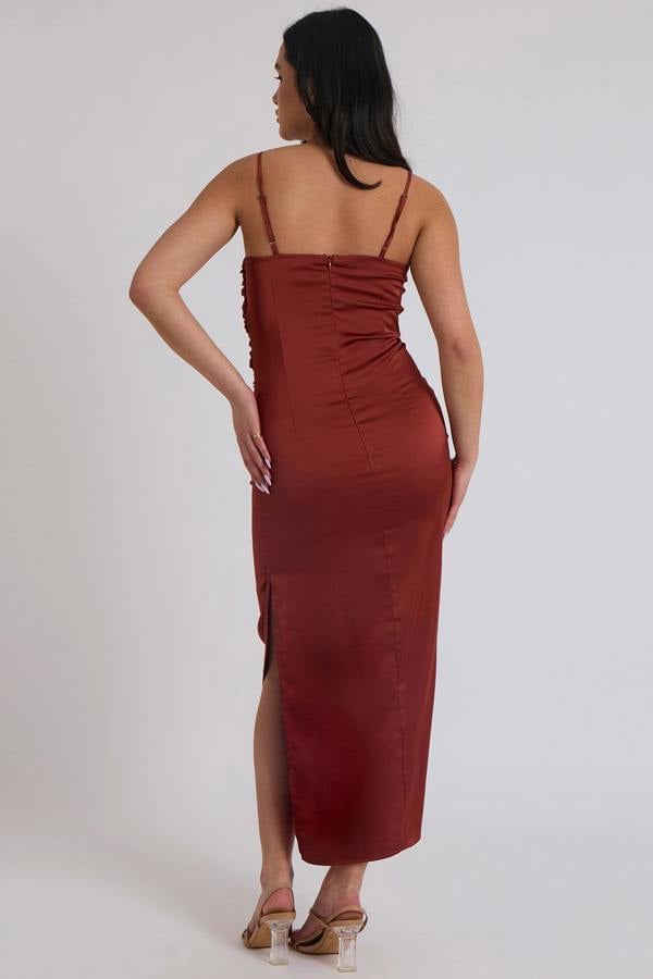 Urban Bliss Satin Organic Chain Dress