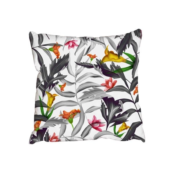 Benjamin Tate Design Tropical flower, plant (Outdoor Cushion)
