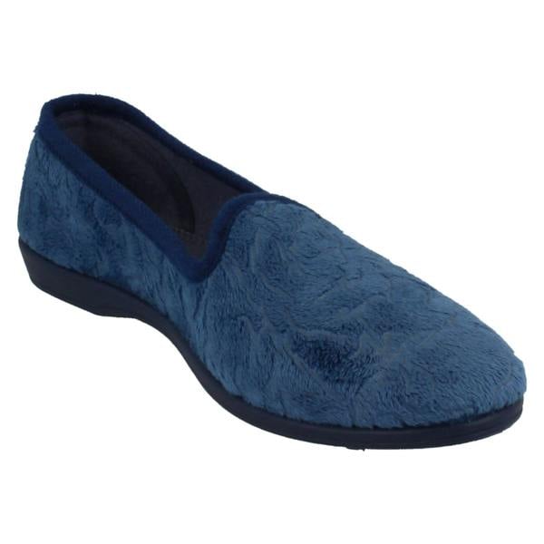 Spot On Ladies Spot On Flat Casual Slipper Shoes