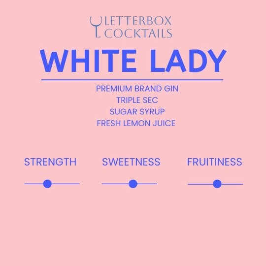 Letterbox Cocktails White Lady Mini Cocktail - 100ml Letterbox Gift