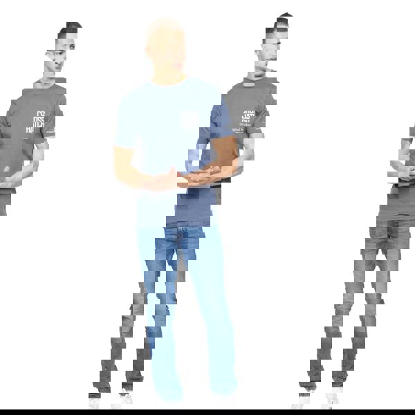 Crosshatch Mens Hoogan T-Shirt - Blue - 