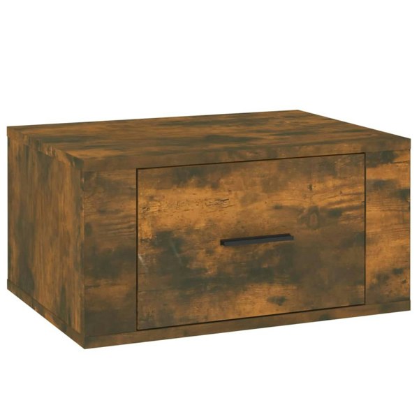 Berkfield Wall-mounted Bedside Cabinets 2 pcs Smoked Oak 50x36x25 cm