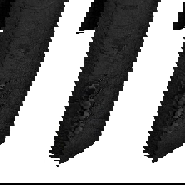 David WeJ Alfredo Cropped Double Breasted Jacquard Wave Print Tuxedo- Black