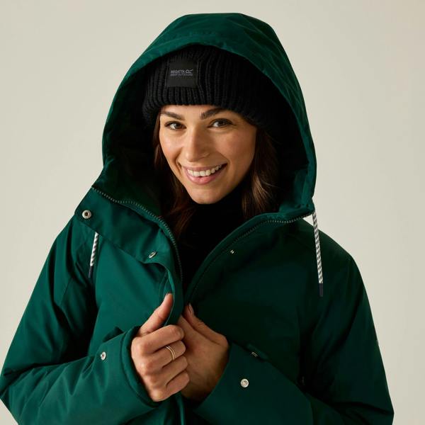 Regatta Womens/Ladies Melina Waterproof Jacket - Deep Pine - Deep Pine - 62% Polyester/38% Recycled Polyester
