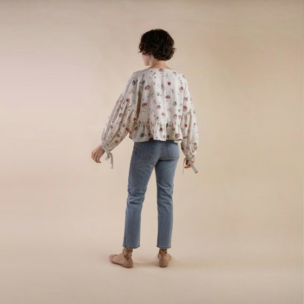 Antonia York Natacha | Linen Cropped Blouse