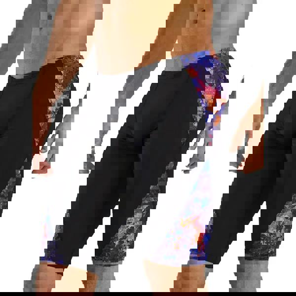 TYR Montipora Durafast Elite swim jammer in purple orange tie-dye