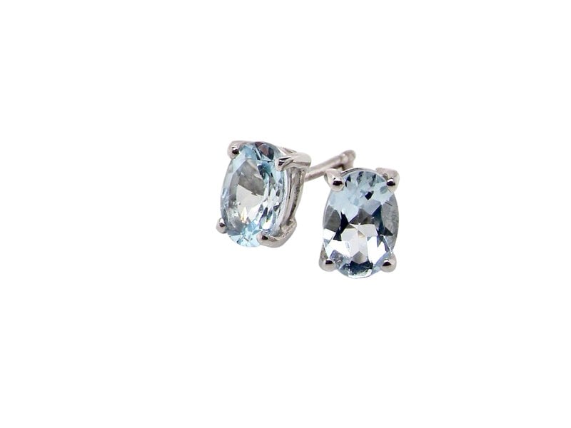 Pair Aquamarine Earrings 