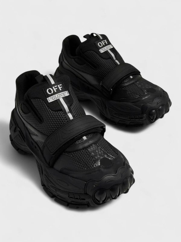 Off-White Glove Slip On Trainers Black