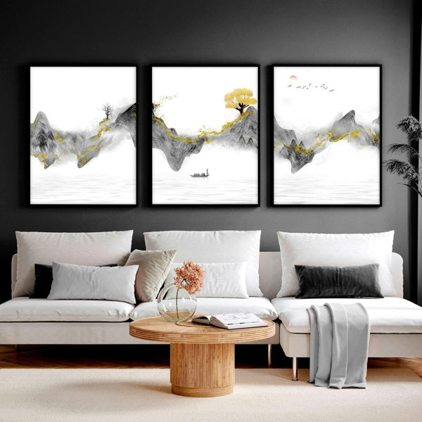 Japanese art prints | set of 3 framed wall art