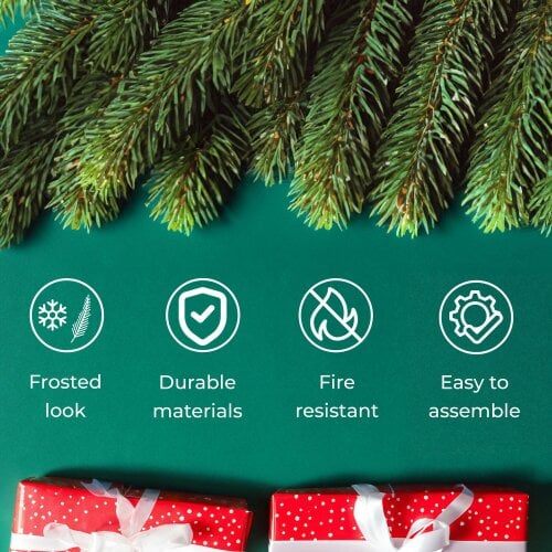 Neo Christmas Tree 7-Foot Artificial Natural Green Realistic Fir