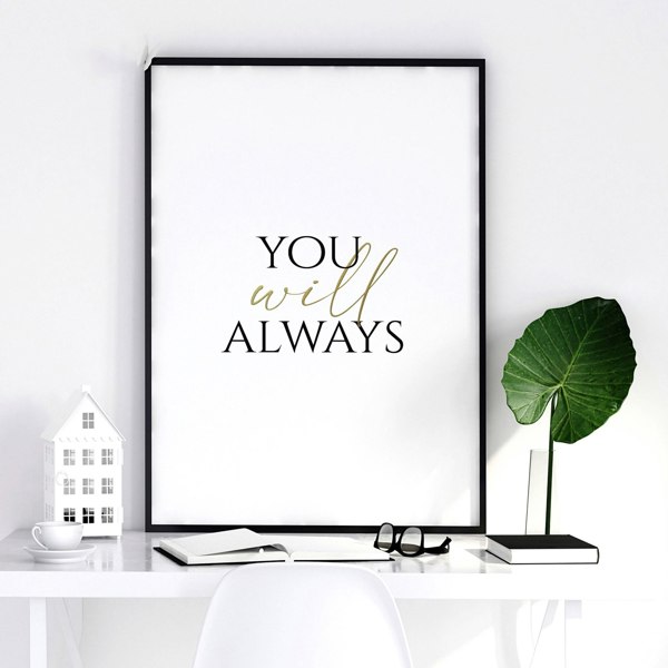 First anniversary gift for couple | set of 2 wall art prints for Bedroom