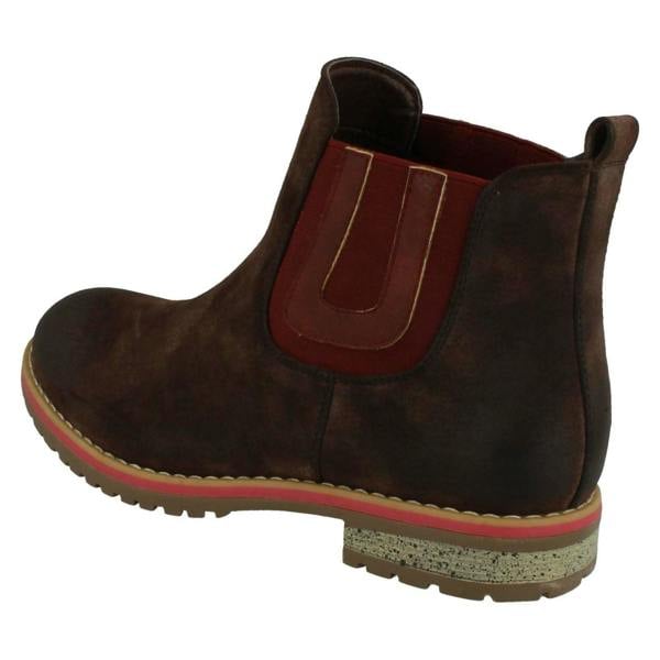 Down to Earth Ladies Down To Earth Flat Chelsea Ankle Boots
