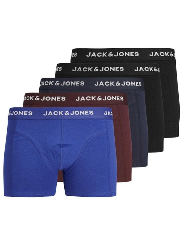 Jack & Jones JACBLACK FRIDAY 5 Pack Trunks Mens Black