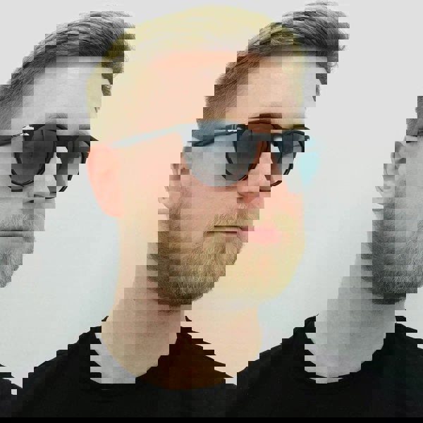 Persol Sunglasses PO3152 9014Q8 Black Azure Gradient Blue