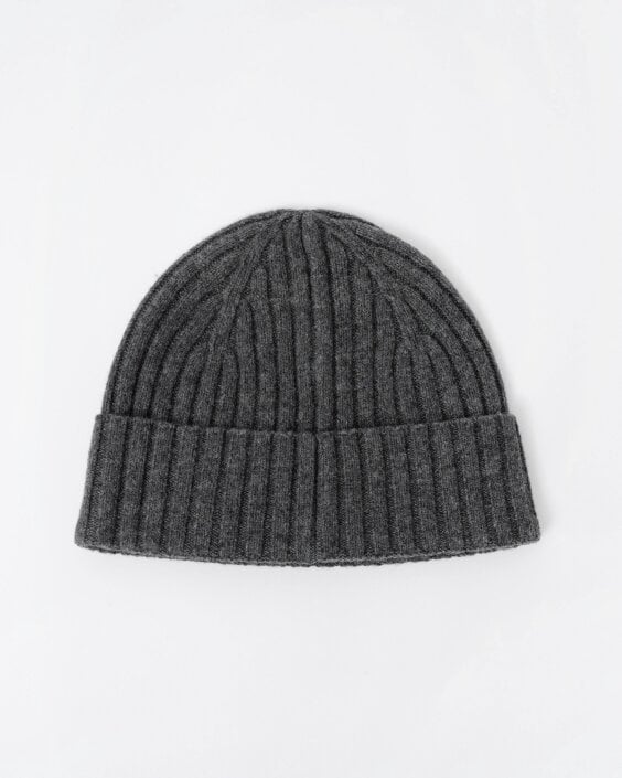 BOSS Orange Mens Fino Beanie Hat - Medium Grey 030