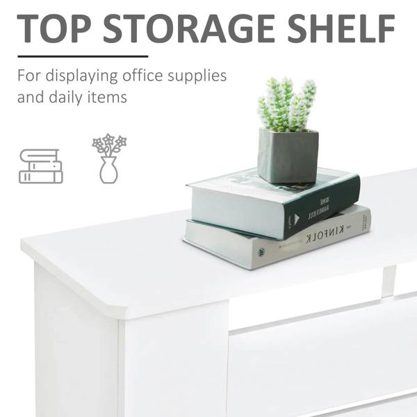 White radiator cover with flat top storage shelf and horizontal slat ventilation.