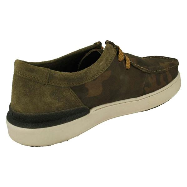 Clarks Mens Clarks Moccasin Detailed Lace Up Shoes Court Lite Wally