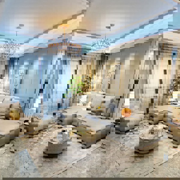 Zora Four Seater Corner Sofa, Real Leather-Ritconcept-Rit Concept