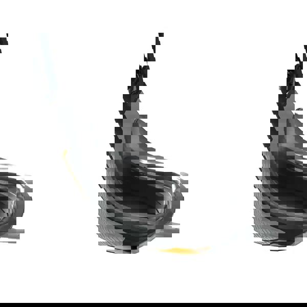 Junior Fastskin Hyper Elite mirror swim goggle with aviator-style black silver frame and orange lenses