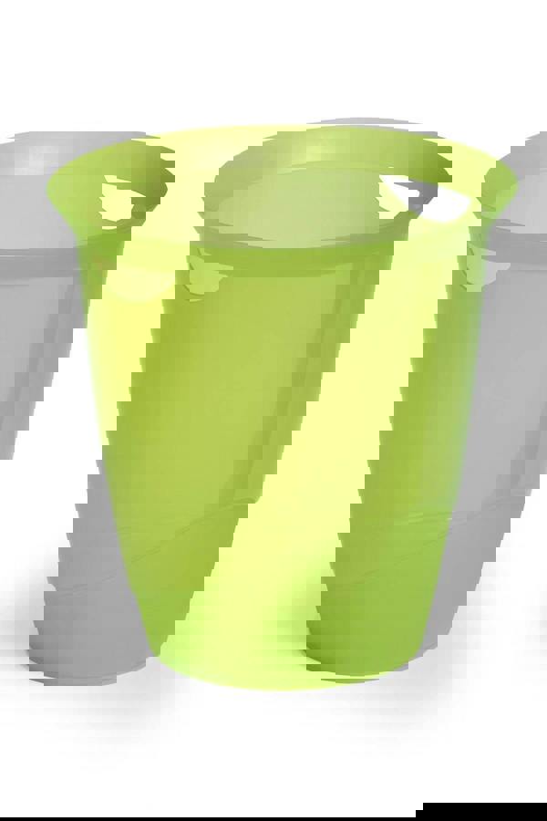 Durable TREND Plastic Waste Recycling Bin | 16 Litre | 6 Pack | Light Green