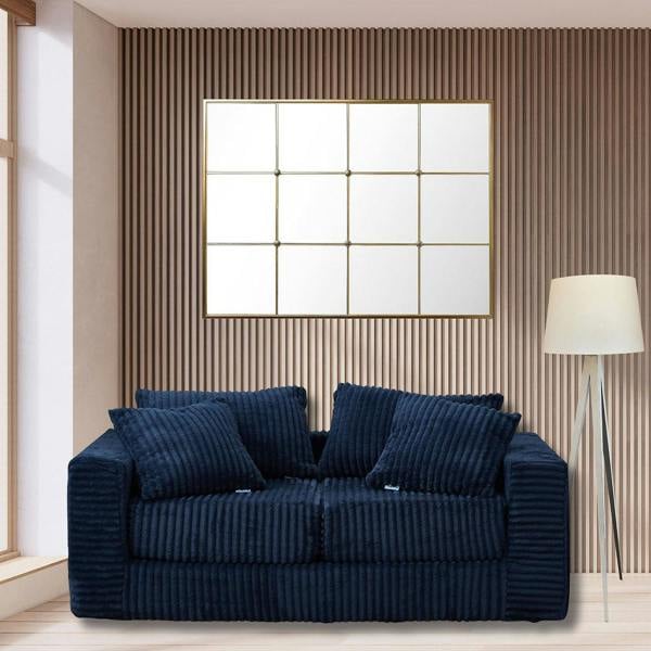 Groundlevel Camden 2 Seater Velvet Sofa