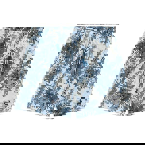 Hugo Mens Piranha Printed Swim Shorts - Blue