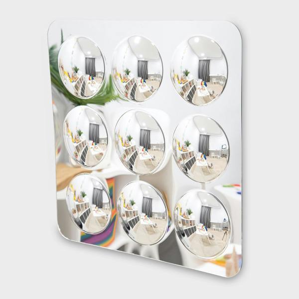 tickit Large 9-Domed Acrylic Mirror Panel