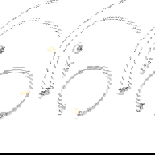 Say It With November Topaz Birthstone Gift Set - Silver